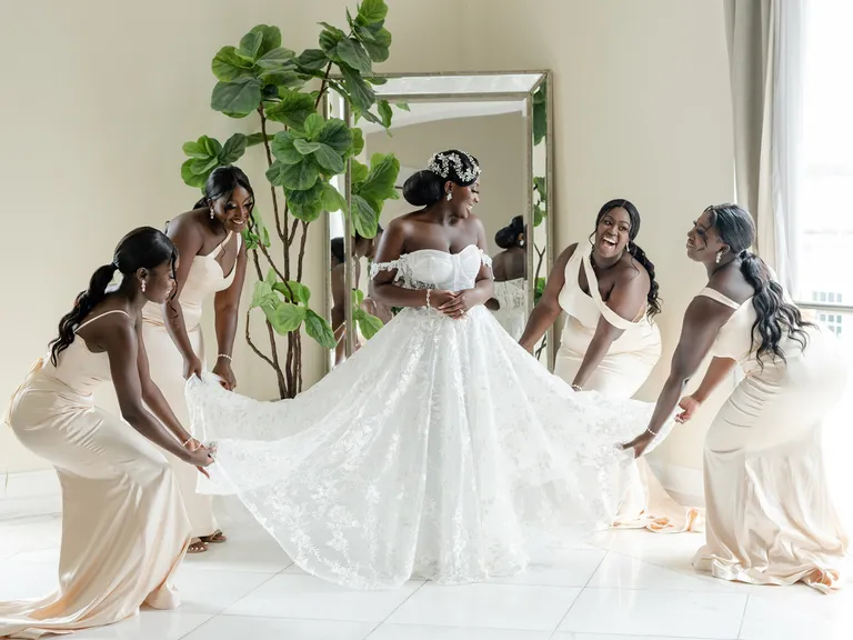 Michigan wedding party dancing – captured by African American wedding videographer